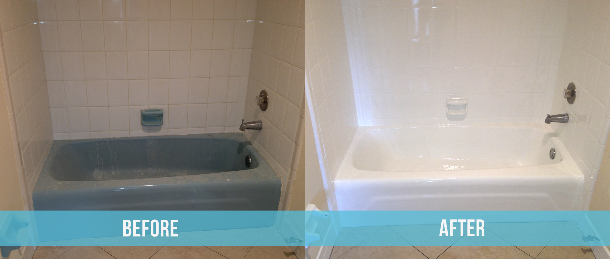 Before & After Florida Bathtub Refinishing