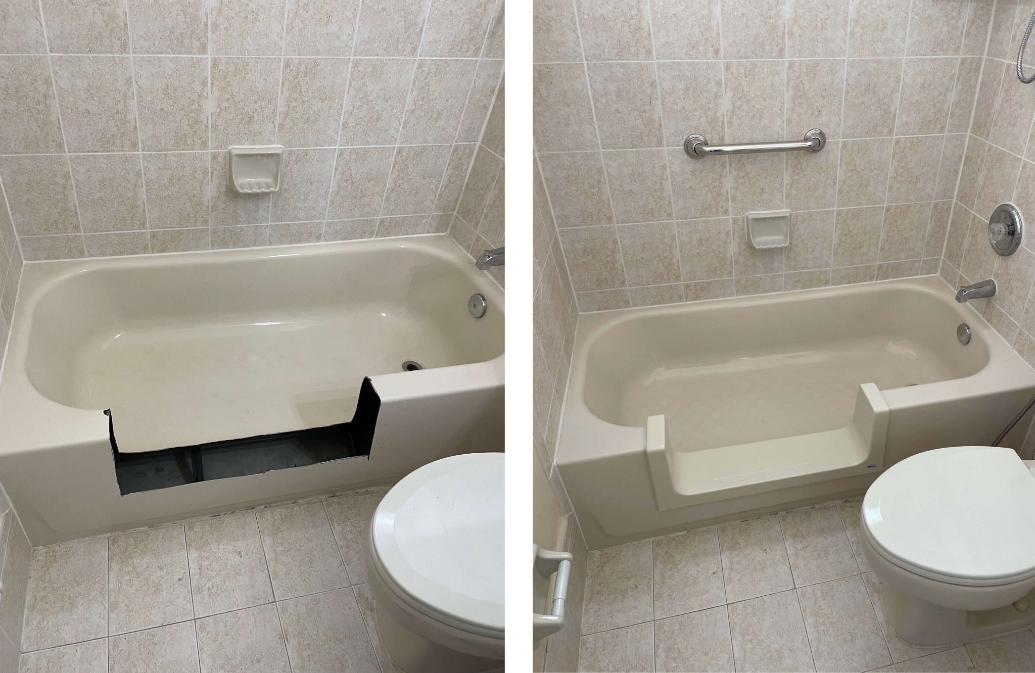 Adding Safe Step For Tub Florida Bathtub Refinishing